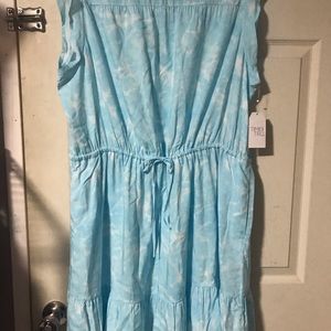 Time & Tru size XXXL (22) color blue dress